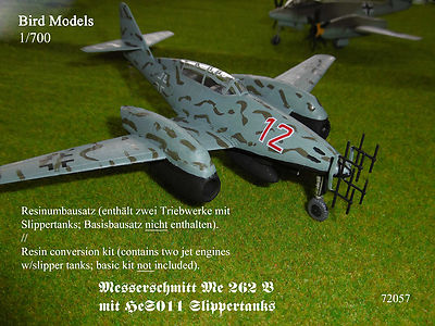 Me 262 B-2 with HeS011 Slipper Tanks 1/72 Bird Models Conversion Kit / Conversion Kit