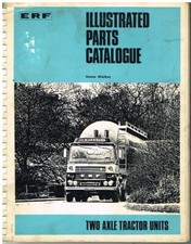 ERF A-SERIES 64 GXB/CU/RE TRACTOR UNIT 1972 FACTORY ILLUSTRATED PARTS CATALOGUE