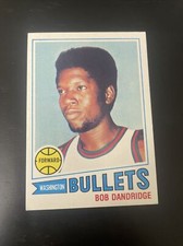 BOB DANDRIDGE 1977-78 Topps Washington Bullets #25 NBA Vintage VG/EX+