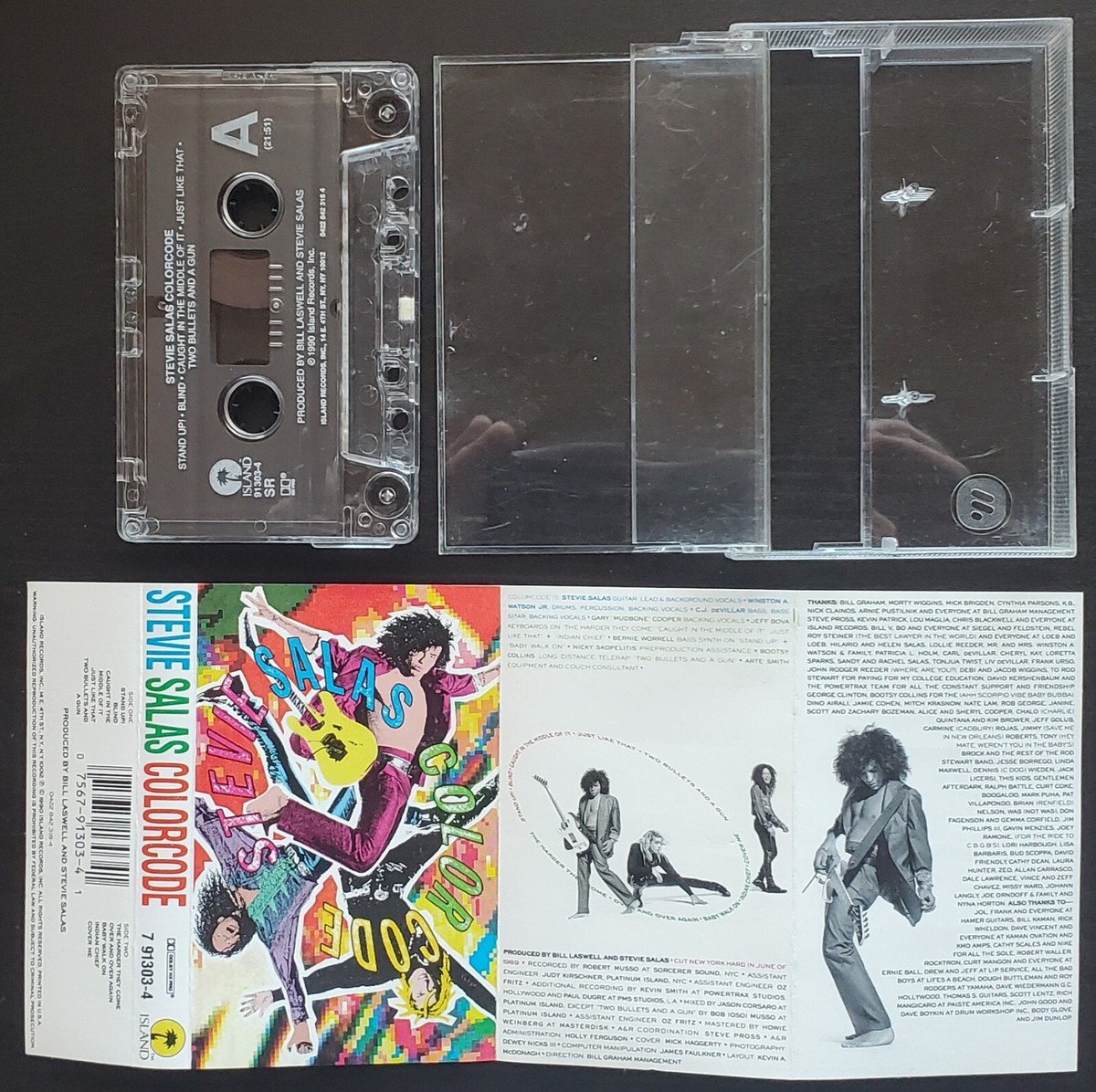 Stevie Salas Colorcode - Self Titled - 1990 - Cassette - Tested | eBay