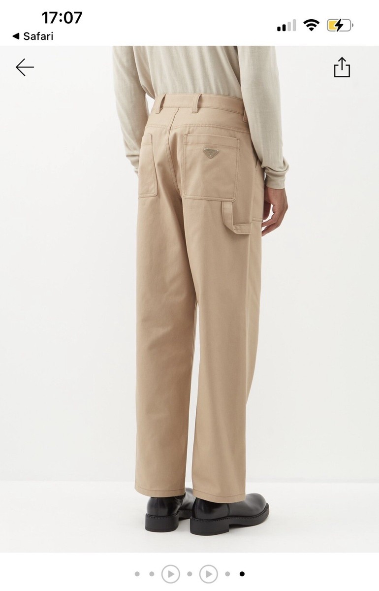 パンツ PRADA LOGO PLATE TROUSERS PRADA LOGO PLATE TROUSERS