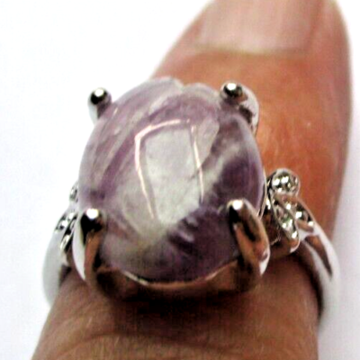 Bague En Argent Taille 49 - Bague Simple Argentée Sans Marque, Occasion, à Nettoyer