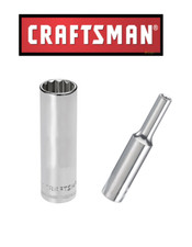 New Craftsman Socket 14 Drive Deep 12 Point Choose A Size Fast Shipping