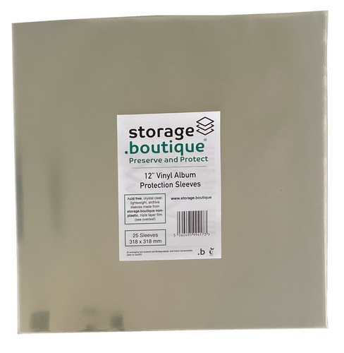 12" Vinyl Album ARTWORK ARCHIVE STANDARD Protection Sleeves, Acid Free, 25 - Afbeelding 1 van 9
