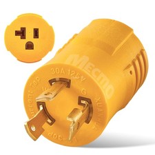 RV Power Adapter NEMA L5-30P to 5-15 5-20R Generator  Camper Male to Female Plug