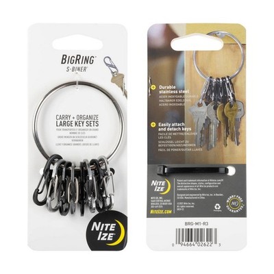 Nite Ize BRG-M1-R3 BigRing™ Steel - S-Biner® | eBay