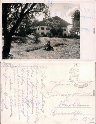 Postcard Bad Kohlgrub historic house-Weide 1939