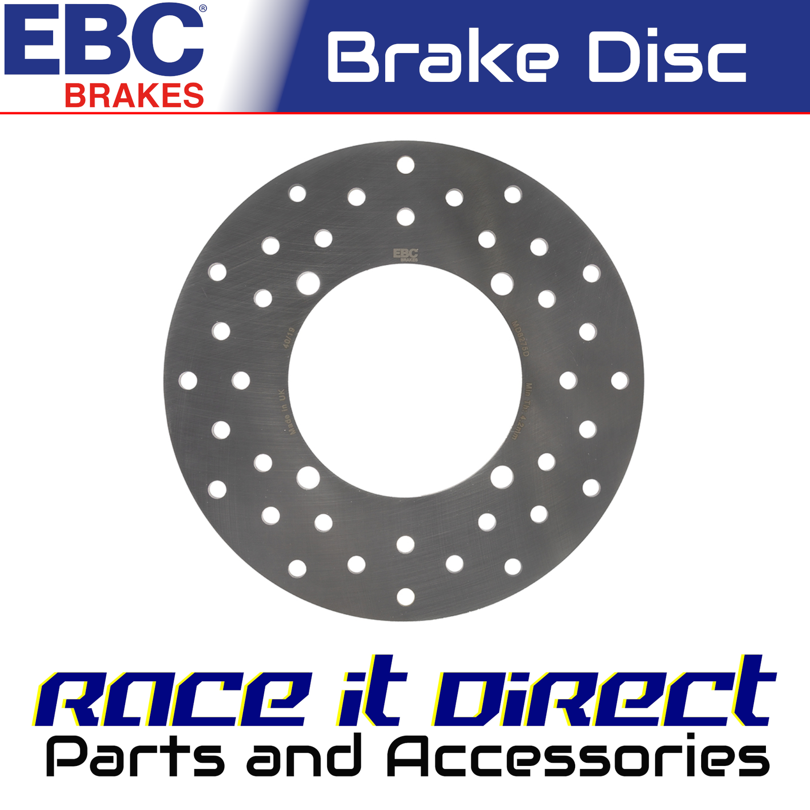 Brake Disc for POLARIS SPORTSMAN 800 EFI X2 2007-2008 Rear EBC