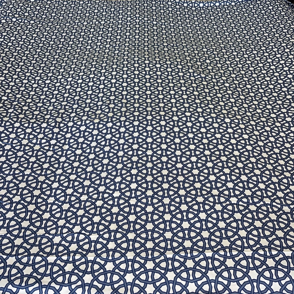 Ящик и ствол Union квадратный Trellis геометрический пододеяльник королевский б/у в отличном состоянии - Изображение 2 из 4