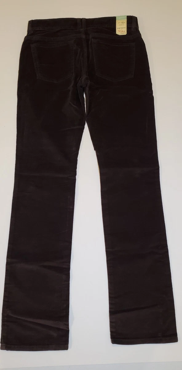 Pantalones ajustados de terciopelo marrón de terciopelo GapKids para niñas, cintura ajustable talla 12 nuevos con etiquetas