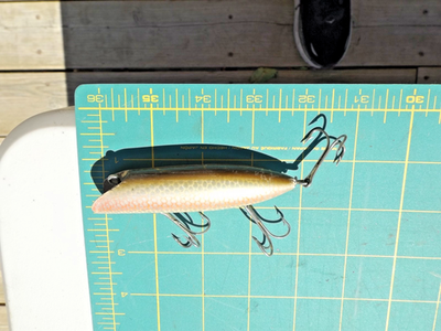 Leurre South Bend Bass Oreno - Bois - Topwater Vintage - Boîte D'origine