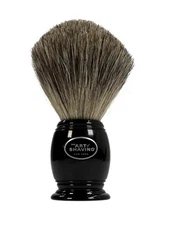 The Art of Shaving Pure Badger Hair Shaving Brush Black Handle Full Size New