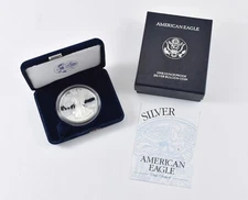 1999-P American Silver Eagle PROOF 1 Oz Silver - Coin & Box & COA