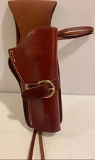 Triple K 114-15: 5-172 Cheyenne Western Holster 7 1/2" Right Hand Walnut Leather