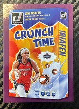 2025 Panini Donruss WNBA - Crunch Time Kiki Iriafen #20 Press Proof Purple (RC)