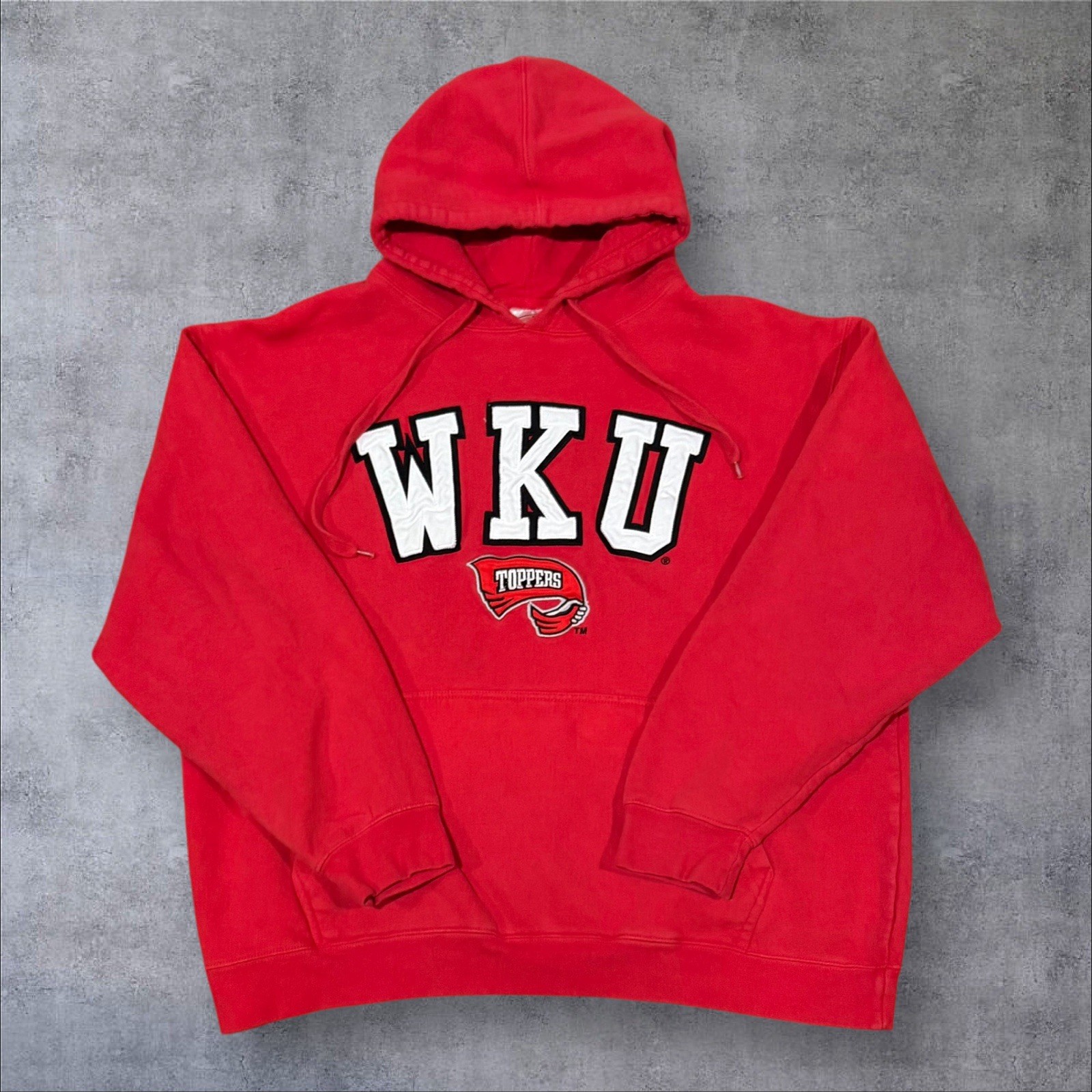 Vintage Y2K Men’s “Western Kentucky Hilltoppers” Embroidered Hoodie/ Sz: XL