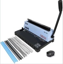RAYSON Wire Binding Machine, 34-Hole, A4, Binds up to 120 Sheets, 3:1 Pitch