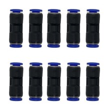 zjxed 1/4" OD x 3/16" OD Pneumatic quick Connector Push to Connect fittings S...