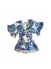Farm Rio butterfly dolman sleeve mini dress size small