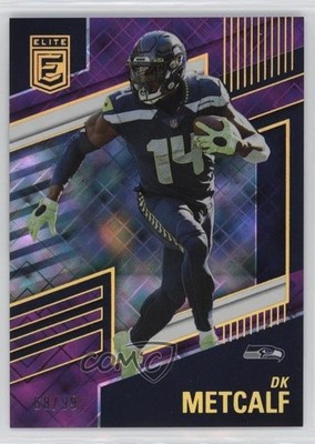 2022 Panini Donruss Elite Purple 68/99 DK Metcalf #99 1cx3