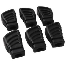 6Pcs Black Drum Rack Rubber Feet Compatible with Drum Hardware Cymbal Stand R...