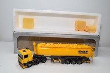 B71 1:50 3 TEKNO DAF 95 PROMOTIONAL LIVERY TRUCK TANK TANKER TRAILER YELLOW MIB
