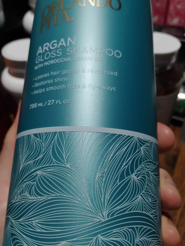 New Orlando Pita Argan Gloss Shampoo Moroccan Argan Oil 27oz Glossy Shiny Smooth - Image 4 of 4