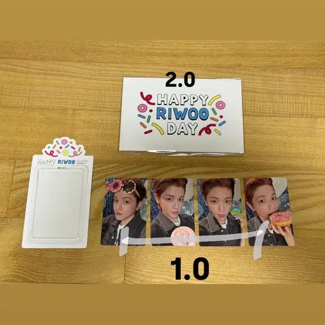 Bonnedo Riu Birthday MD Photocard Set Collectible