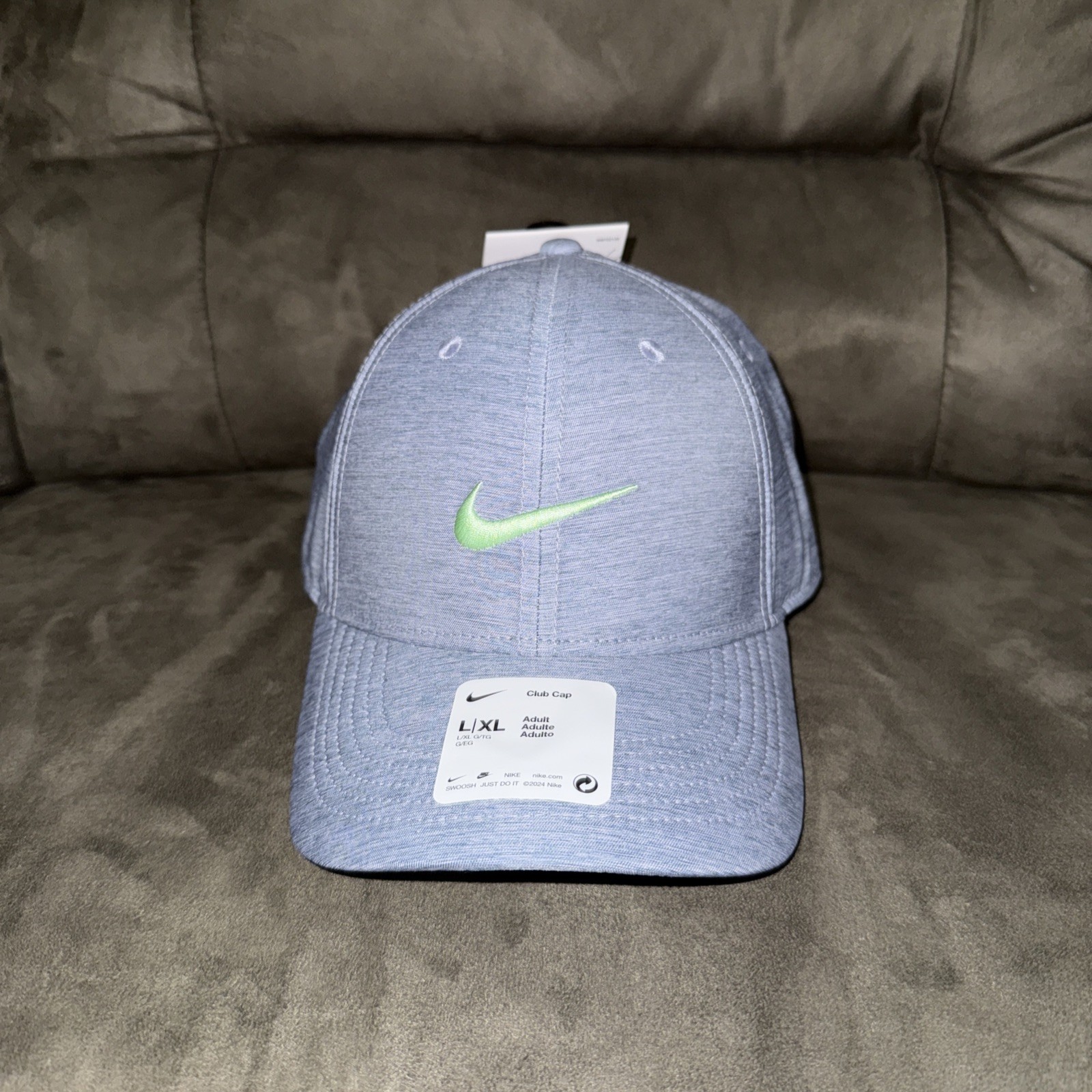 NWT Nike Dri-FIT Club Structured Heathered Club Cap FB6451-5