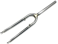 NOS Ritchey Logic Forcella MTB 26" Filetto Brasato 1" Senza Filettatura 250mm RAW