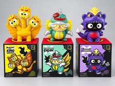 HELLO KITTY x GODZILLA McDonalds Happy Meal Toys 2 4 8 Set Of All 3