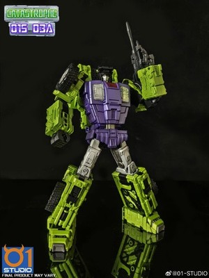 01-Studio 01S03A Catastrophe Scrapper Devastator Combiner Action Figure In Stock
