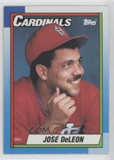 1990 Topps Jose DeLeon #257 3d5