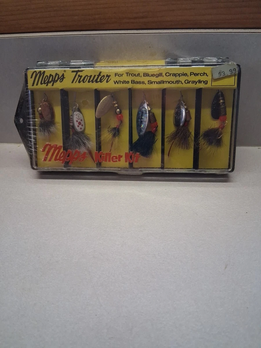 Lot De Leurres De Pêche Vintage - Cuillères Spinners MEPPS, Wonderlure, DFT, NEBCO