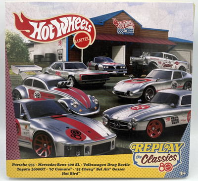 Hot Wheels JHF01 Silver Series 7er Pack Mattel 80th Anniversary Geschenkset Neu