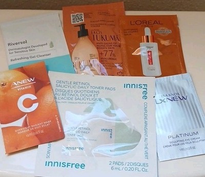 ANEW Innisfree Riversol Natura L'Oreal Isa Knox SkinCare Sample Set Trial Travel