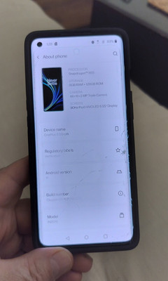 OnePlus 8 5G UW 128GB Blue Verizon Android 11 8GB RAM 48MP AMOLED IN2019
