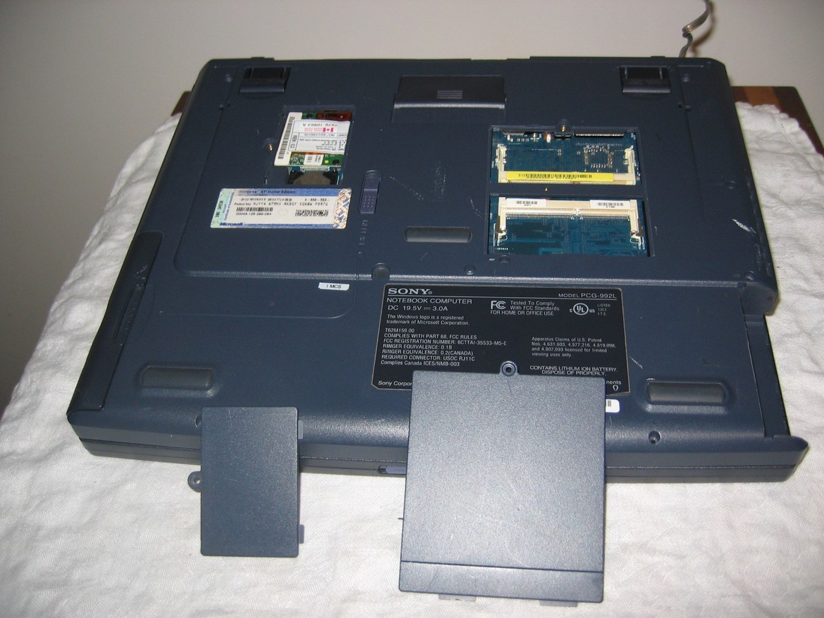 Vintage Sony Vaio PCG-992L Laptop for Parts Loc G | eBay