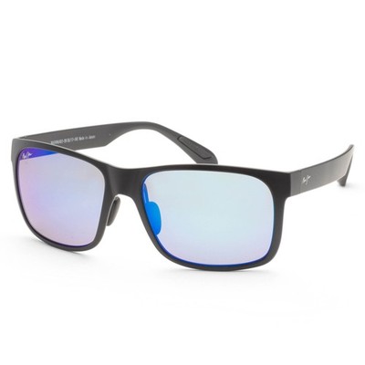 Maui Jim Men's 60mm Black Polarized Sunglasses MJ0432S-003