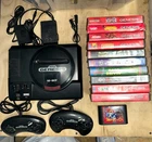 Vintage Sega Genesis Model 1601 Console Bundle 2 Controllers 11 Games TESTED