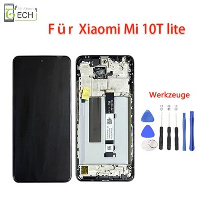Für Xiaomi Mi 10T Lite /Note 9 Pro 5G LCD Display mit Rahmen M2007J17G