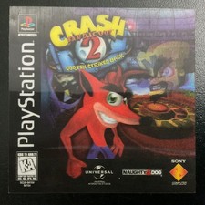 Crash Bandicoot 2 Cortex Strikes Back PS1 PlayStation Hologram Insert Only