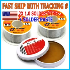 3X Quality Metal Cased Rosin Soldering Flux Paste Solder Wire Welding Grease 100