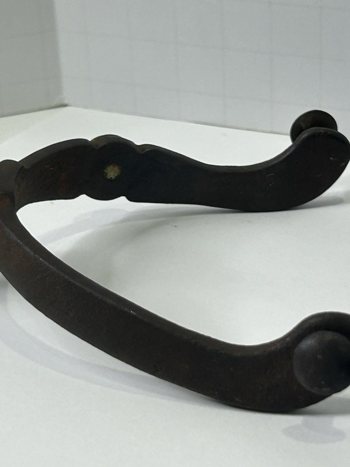 Antique Buermann - Single Spot Spurs with Drop Shank 1 3/8” Rowels 16 ...