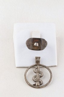 Snake Medical ring Doctor's Hospital set WW2 German art WWII Germany Army Wehrma