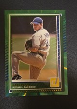 2025 Panini Donruss - Jake Peavy #49 Green Lazer San Diego Padres