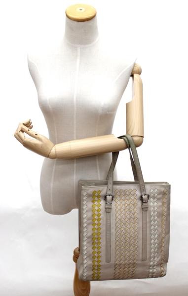 Bottega Veneta Intrecciato Leather Tote Bag H11.8 W11.0 D7.1 Used thumbnail 10