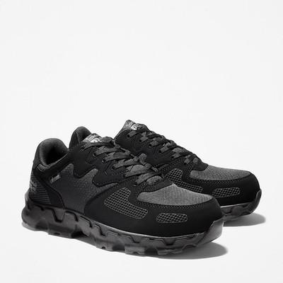 Timberland PRO Women's Powertrain ESD Alloy Toe Work Shoe, Black Size 6