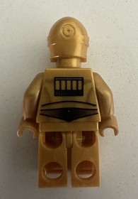 LEGO Star Wars C-3PO Minifigure - Pearl Gold with Pearl Gold Hands sw0161a 8092