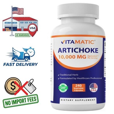 Alcachofa 10000mg | Extracto de Planta de Cynara Scolymus | 240 Cápsulas